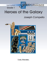 Heroes of the Galaxy Concert Band sheet music cover